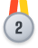 2nd place medal